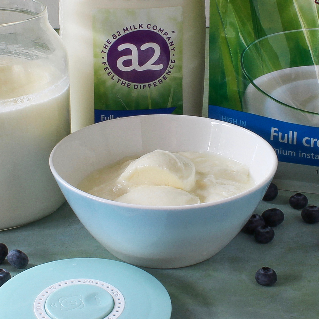 Easy to digest homemade A2 milk yogurt recipe