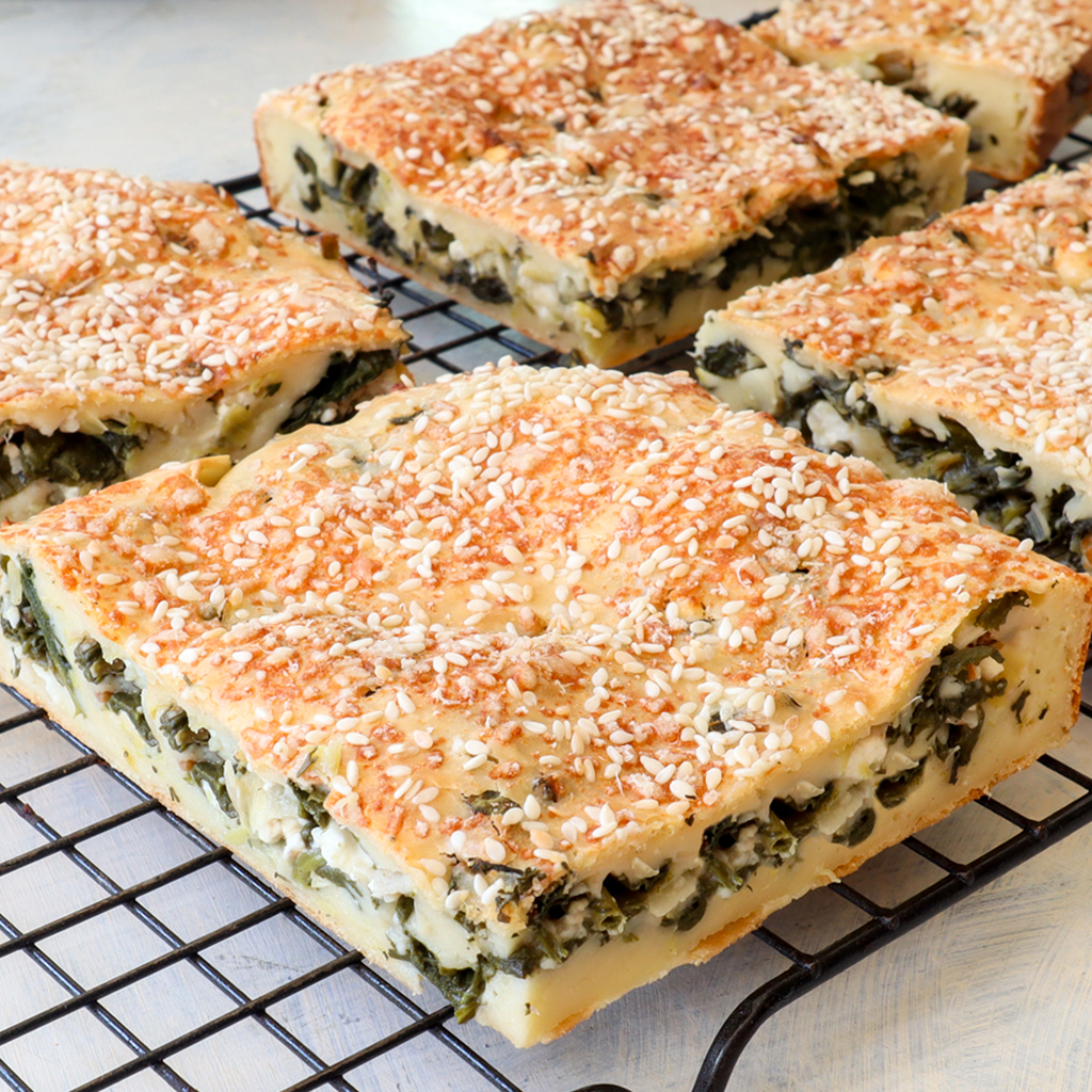 Gluten free blender spanakopita