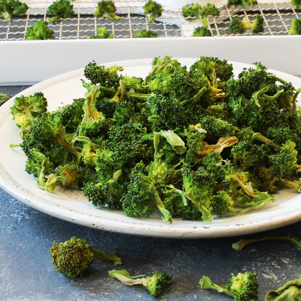 How to dehydrate broccoli for storage