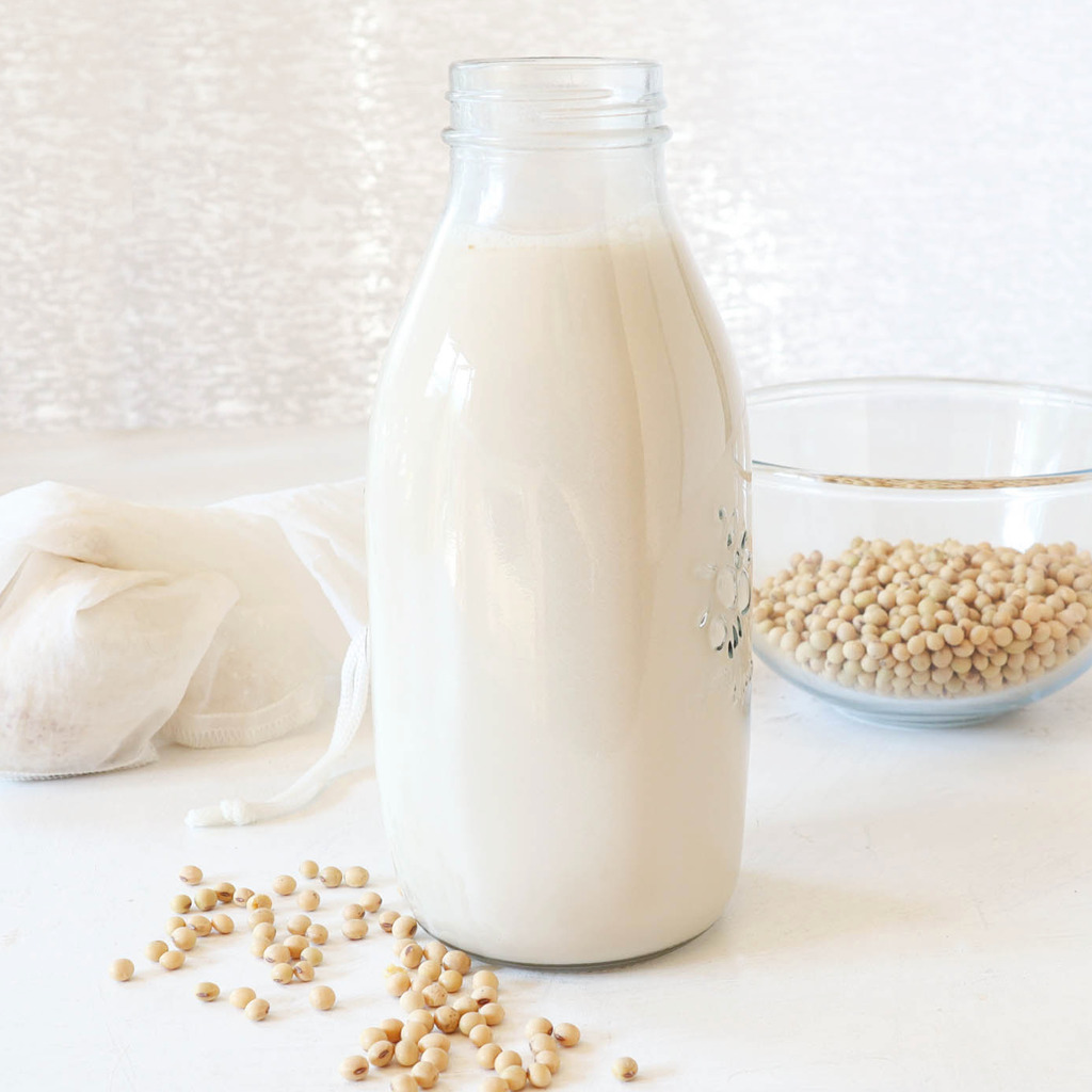 Step by Step homemade soy milk