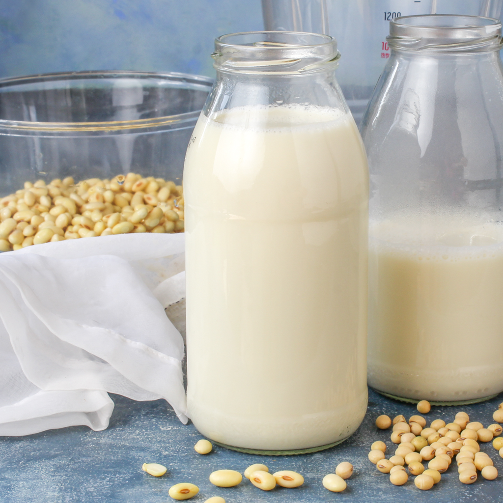 Step by Step homemade soy milk