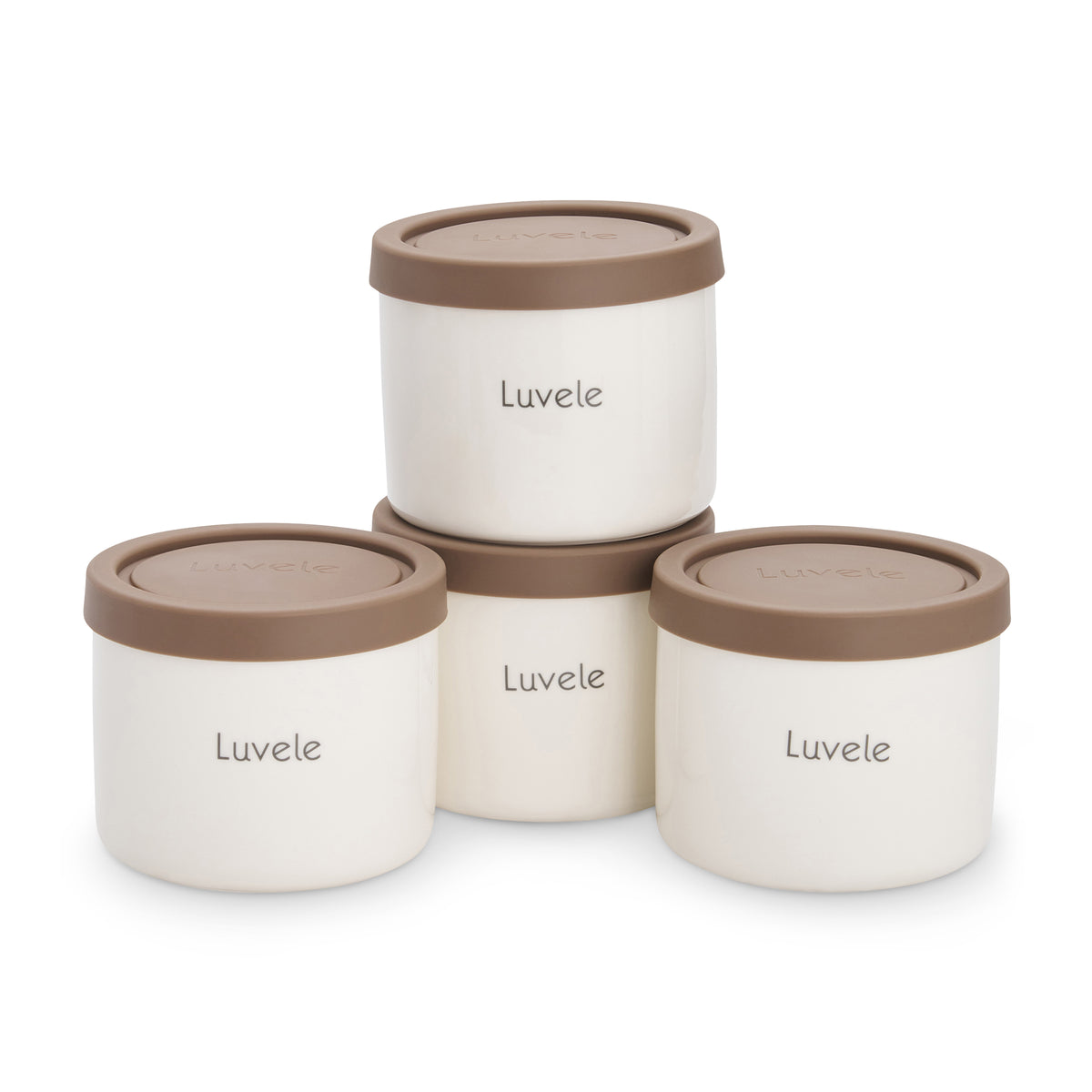 Yaourtière Luvele Pure | 4 pots 4 x 400 ml régimes SCD & GAPS | Capacité totale 1,5 l