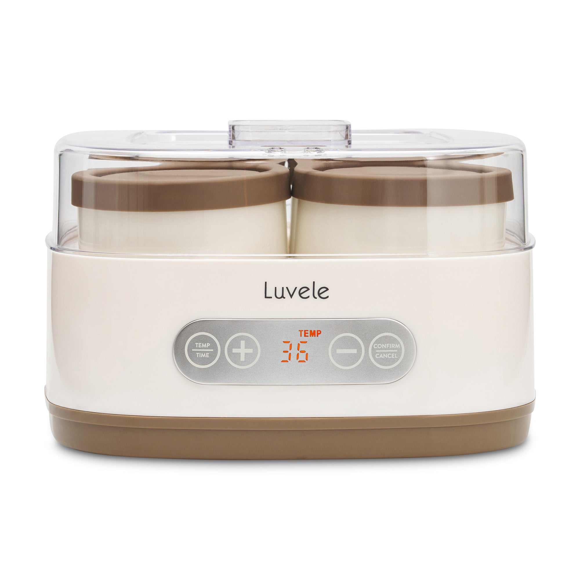 Yaourtière Luvele Pure | 4 pots 4 x 400 ml régimes SCD & GAPS | Capacité totale 1,5 l