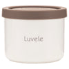 4 pots à yaourt céramique Luvele 400 ml | Compatible avec yaourtière Pure