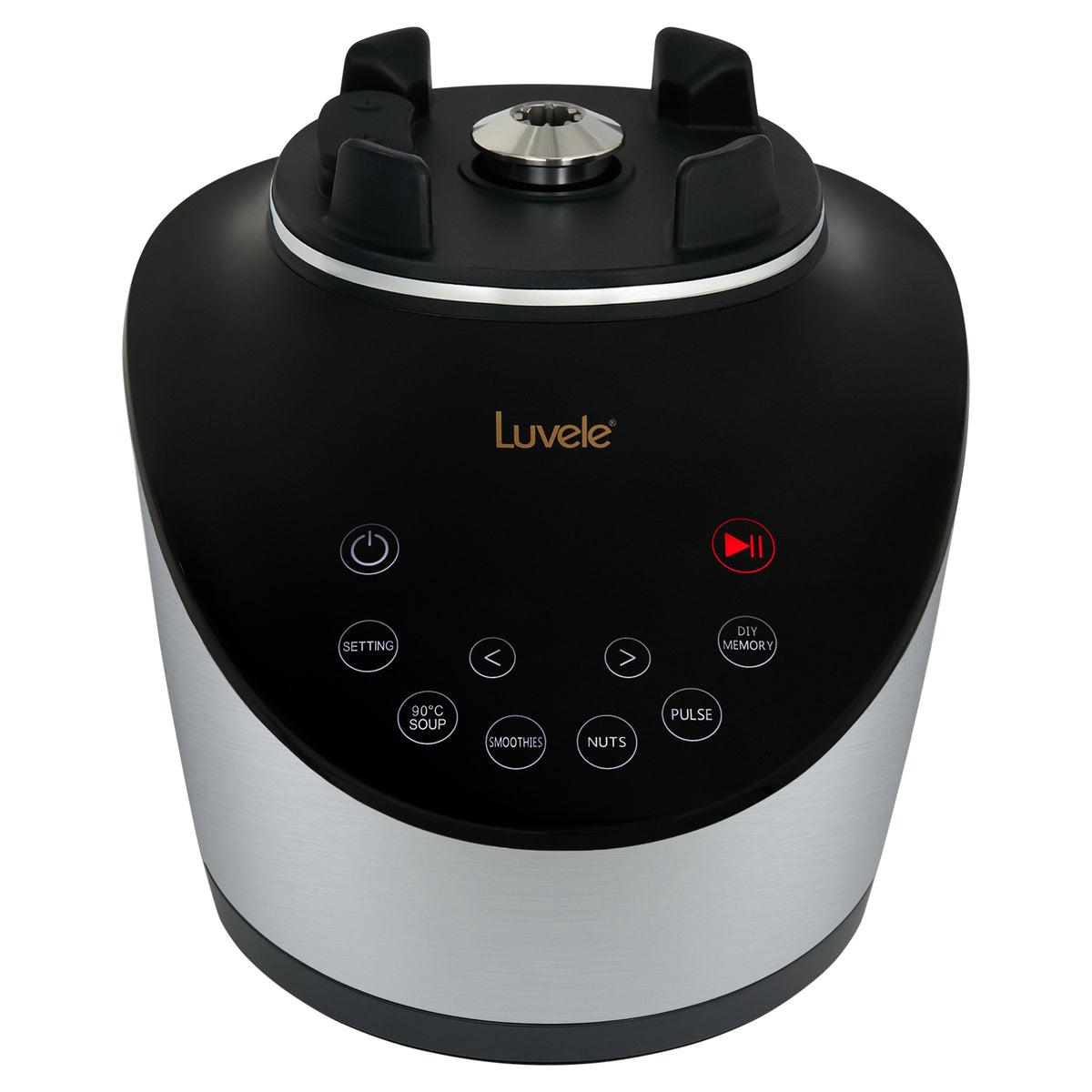 Système Vibe blender Luvele | Blender haute vitesse avec bol en inox 1,75 litre