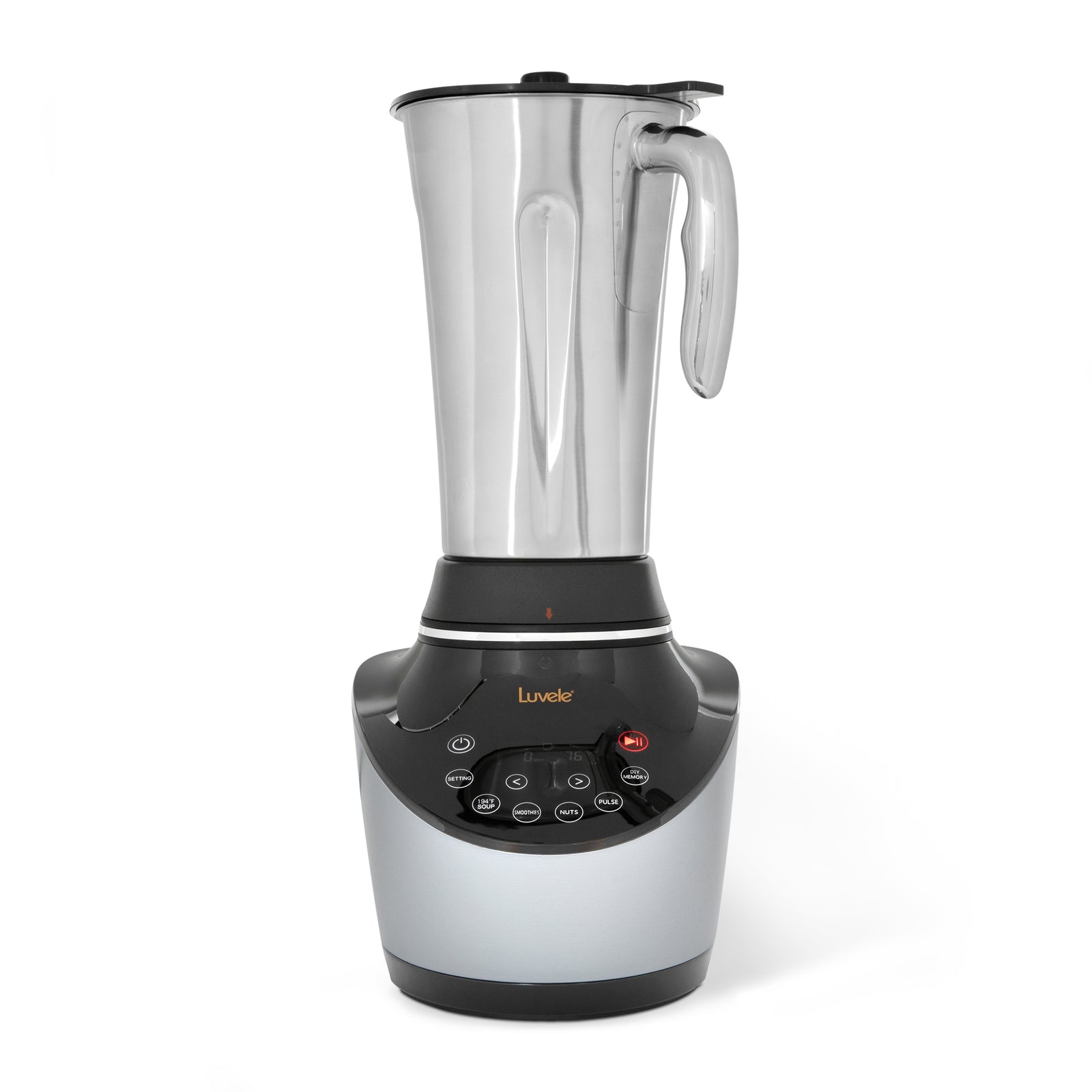 Système Vibe blender Luvele | Blender haute vitesse avec bol en inox 1,75 litre