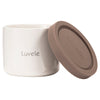 4 pots à yaourt céramique Luvele 400 ml | Compatible avec yaourtière Pure