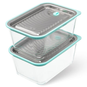 Ensemble de récipients sous vide Luvele Fresh | Set de trois pièces 1.3l